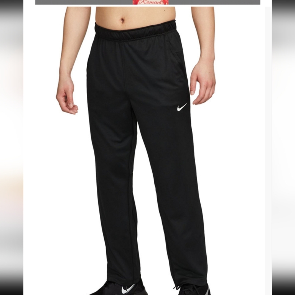 Nike Black Sweatpants with Elastic Waistband Mens Xl